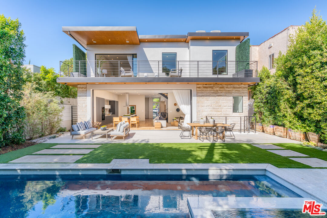 West Hollywood contemporary home with pool