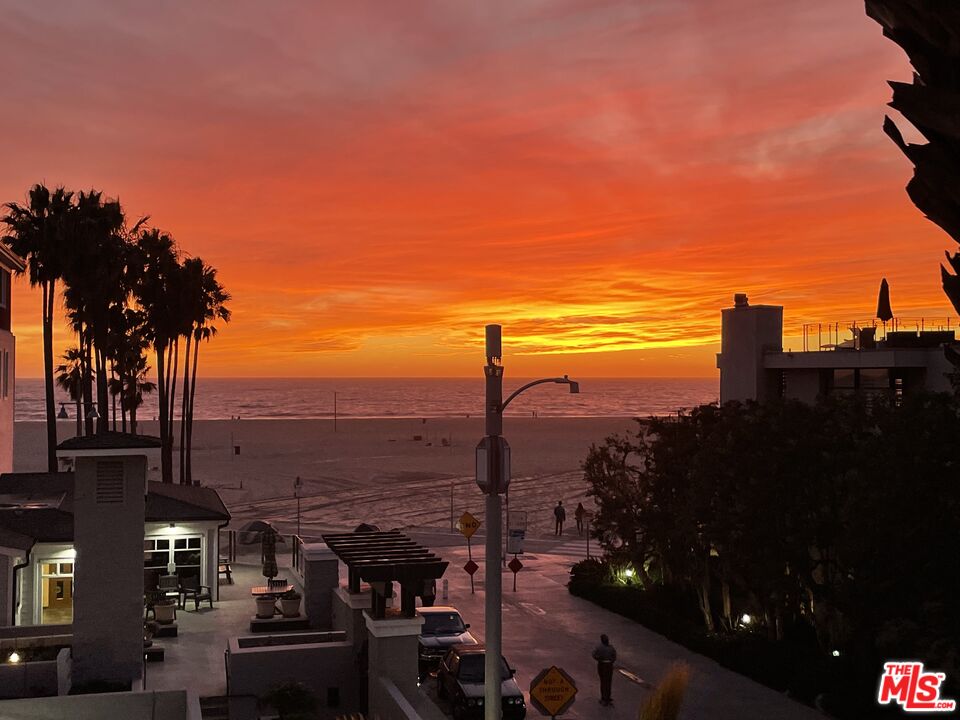 Venice coastal view at sunset